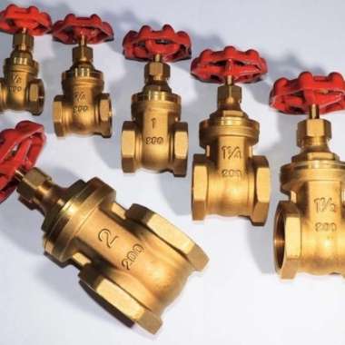 Gate Valve Kuningan Brass Onda stop kran stopkran Putar 1/2 inchi