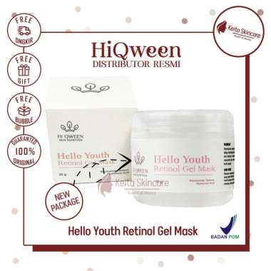Hiqween Retinol | Hiqween Hello Youth Retinol Gel Mask