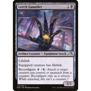 Kartu MTG - Leech Gauntlet - NEO - Uncommon - EN - 106