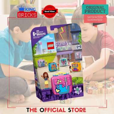 LEGO Original FRIENDS 41667 Olivia Gaming Cube - Mainan Anak Perempuan Cewek Edukasi