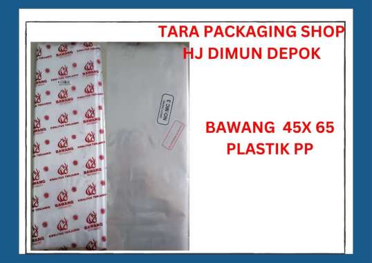 KANTONG PLASTIK BENING PP 45 X 65 MERK BAWANG