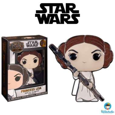 Funko POP! Pins Star Wars - Princess Leia Large Enamel Pin #1