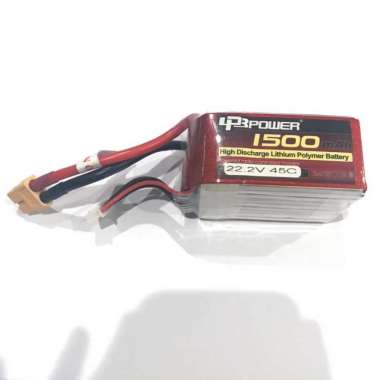 Lipo 6S 6Sel LPB 1500 6S 45C Lipo Battery Baterai