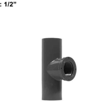 Sambungan Pipa PVC Rucika AW TDD Tee Drat Dalam 1/2 3/4 inch inci 3/4 inch