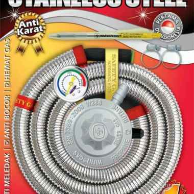 Selang Paket Regulator Safety Gas Original Awet