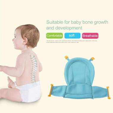 Kuru Baby Bath Helper Net Jaring Bak Mandi Bayi Premium Blue