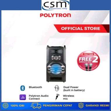 Polytron Portable Speaker Bluetooth PTS 12K15 / PTS12K15 Garansi Resmi