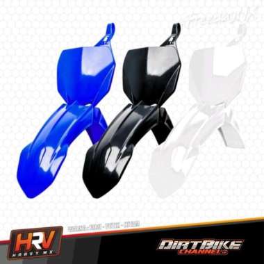 Spakbor Depan & Papan Nomor YZ 450 YZF 250 450 HRV Putih Spakbor Depan