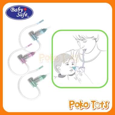Baby Safe Nasal Aspirator Alat Pembersih Hidung Sedot Ingus Bayi Biru
