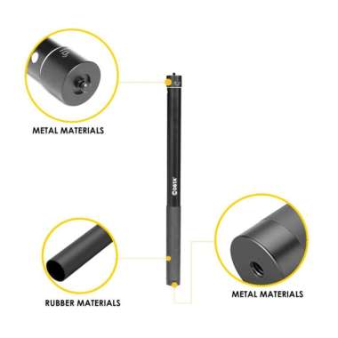 COSTA INVISIBLE SELFIE STICK TONGSIS/MONOPOD GIMBAL, MIC,INSTA360,DSLR - 130CM 130cm