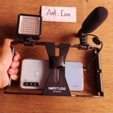 PEGANGAN HOLDER HP STABILIZER VIDEO SHOOTING YOUTUBE SMARTPHONE