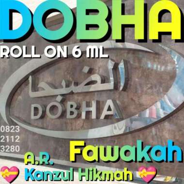 KH6PDHR45 PARFUM OIL MINYAK WANGI FAWAKAH PAWAKAH FAWAKIH PAWAKIH ROLL ON 6 ML BY DOBHA