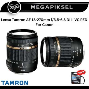 Lensa Tamron AF 18-270mm f/3.5-6.3 DI II VC PZD For Canon FOR NIKON