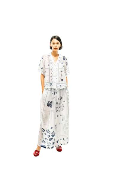 Sejauh Mata Memandang Baju Padma Tambal White M