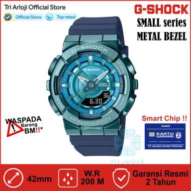Casio G-SHOCK GM-S110LB-2ADR Jam Tangan Wanita GSHOCK GMS110 GMS110LB GM-S110LB-2A Biru
