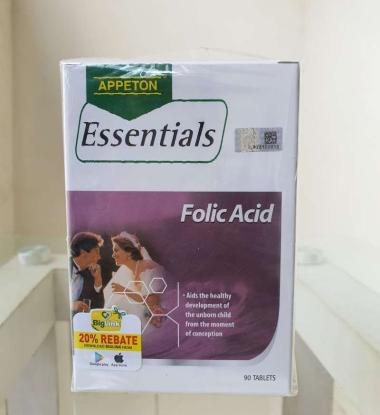 Appeton Essentials Folic Acid 90 tablets