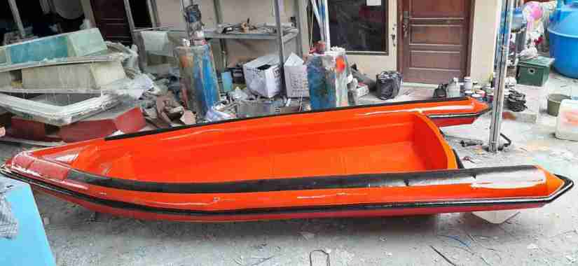 perahu fiberglass siap kirim