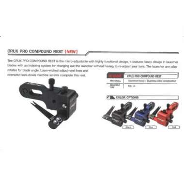 CRUX PRO COMPOUND REST - Arrow rest compound bow - Infitec Archery ori