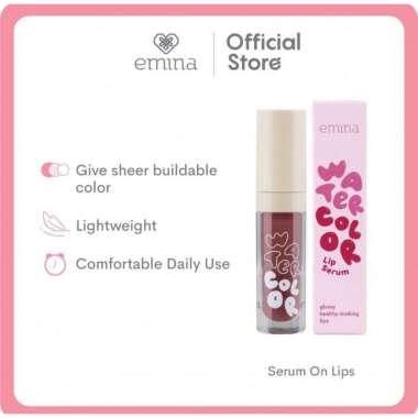 Emina Watercolor Lip Serum 01Dawn