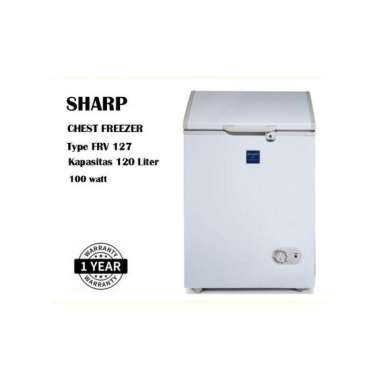 Chest Box / Kulkas Box Freezer Sharp FRV127 Chest Freezer 120L Free Ongkir Wil. Palembang Terbaik Or