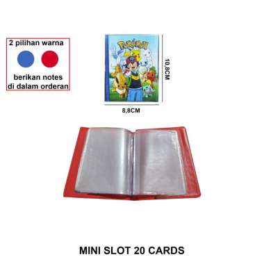 buku album kartu pokemon untuk 20pcs kartu pokemon/ buku album pokemon