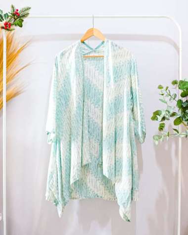 ATASAN BATIK MODERN WANITA OUTER BATIK CARDIGAN BATIK KONDANGAN BATIK VISCOSE BATIK DOBY BATIK MODER