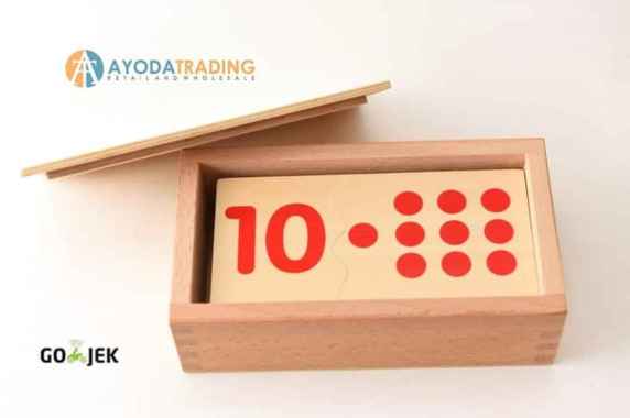 Mainan Edukasi Early Learning Puzzle Pairing Number