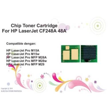 Chip Toner Cartridge For HP Laserjet CF248A CF248 248A 48A Pro M15a M1 sesuai