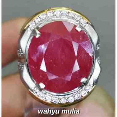 Batu Akik Merah Ruby Besar Natural Asli Kode 2108 Merah