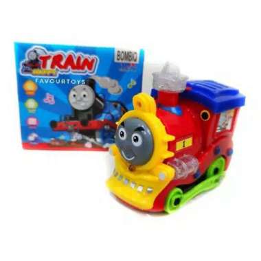 mainan kereta thomas train happy gerak & suara/mainan thomas & friends