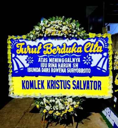 PF Karangan Bunga Papan Toko Bunga di Pulo Gadung, Jakarta Timur Hardcover Putih