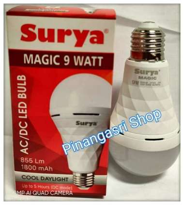 Lampu Emergency Surya Magic 9W 12W & 18W Watt LED MAGIC SURYA 9 12 18 Surya magic 9W
