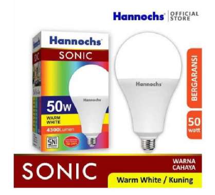 Lampu Led Sonic Hannochs 50w 50 W Watt LED Bulb Hannoch sonic 50watt SONIC 50W KNING