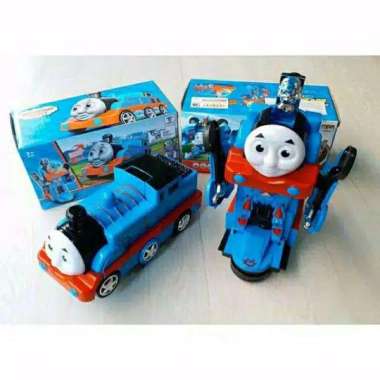 mainan kereta thomas robot 2 in 1 Robot train GOGo / deformation train robot kereta