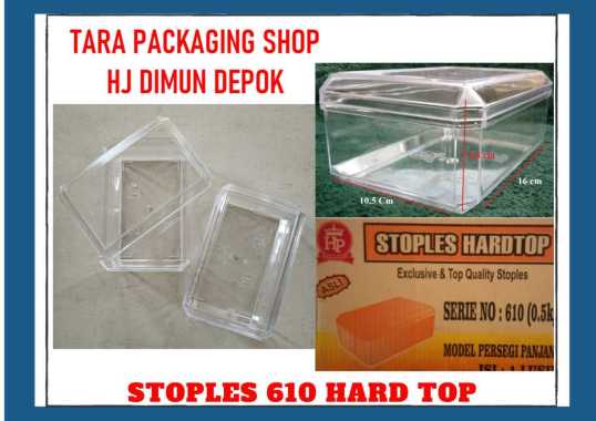 TOPLES KUE KERING PERSEGI PANJANG 500 GR STOPLES 610 HARD TOP