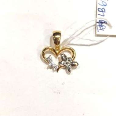 Liontin Hati Love Emas Kuning 700