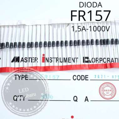 DIODA FR157 FR 157 MIC 1,5A 1000V RENTENG FAST RECOVERY DIODE