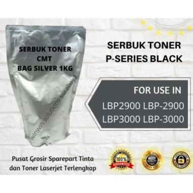 Serbuk toner cartridge LBP2900 LBP-2900 LBP3000 LBP-3000 CMT Silver Silver