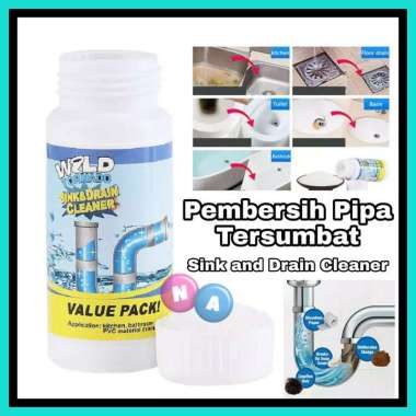 WILD TORNADO Sink and Drain Cleaner Powder Pembersih Pipa Tersumbat