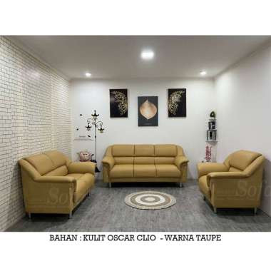 Sofa Ruang Tamu Modesty 321 Seater Homify Cream JABODETABEK