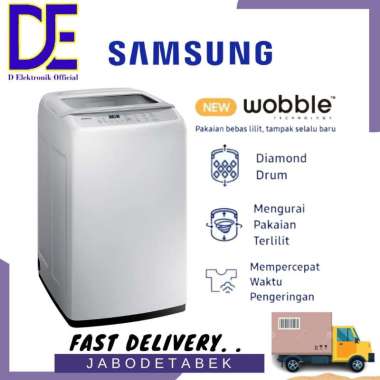 Mesin Cuci Samsung WA90H4200SG/SE Top Loading 9 Kg Wooble Technology WA90H4200SG WA90H4200SGSE