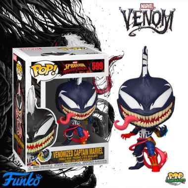 Funko POP! Marvel - Spiderman Maximum Venom - Venomized Captain Marvel