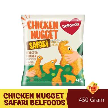 Promo Harga Belfoods Nugget Chicken Nugget Safari 450 gr - Blibli
