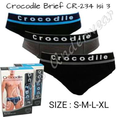 Celana Dalam Pria Crocodile CR-234 Isi 3 XL