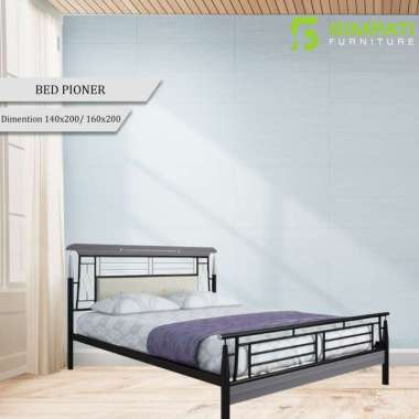 Ranjang / Bed Besi Siantano Pioner 140 x 200