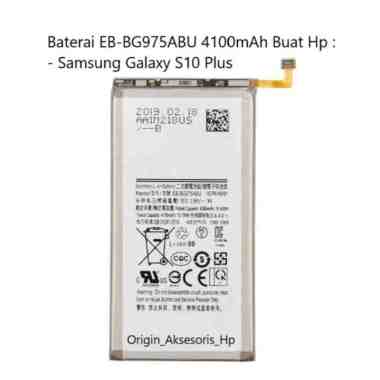 harga Original Baterai EB-BG975ABU Buat Handphone Samsung Galaxy S10 Plus Blibli.com