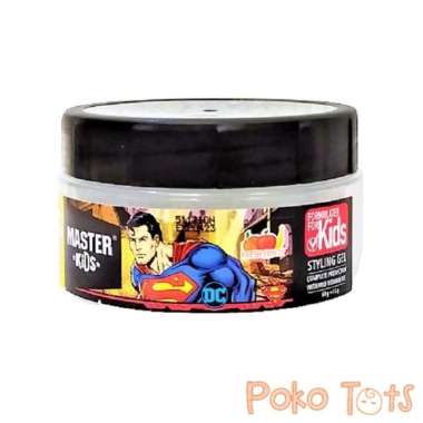 Master Kids Superman Styling Gel 60+15gr Gel Penata Rambut Anak