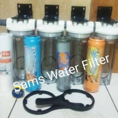Paket Filter air Nanotech untuk kandungan kapur tinggi Bening