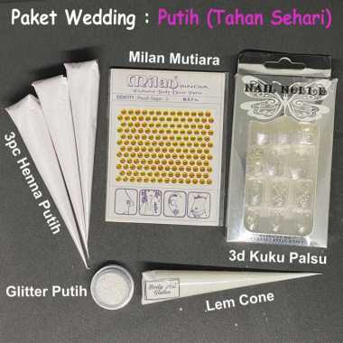 Wedding Henna Paket 2 White