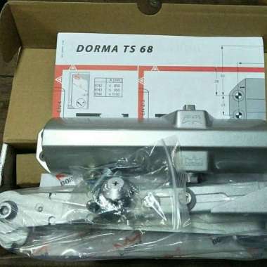 Door closer DORMA TS68 HOLD OPEN silver SILVER